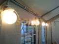 Sfeervolle verlichting met PVC lichtbollen